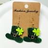 Day Patricks St Earring Accessories Hats Beer Boots Sparkling Fashion Lights