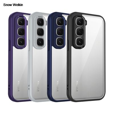 Transparent Silicone Case For Infinix Hot 60 Pro Plus 60i Hot60 Hot60i PC Back TPU Bumper Shockproof Clear Phone Cases Cover