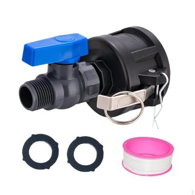 IBC Tote Tank Adapter Connector 1/2" X 3/4" 3-size Versatile Water To