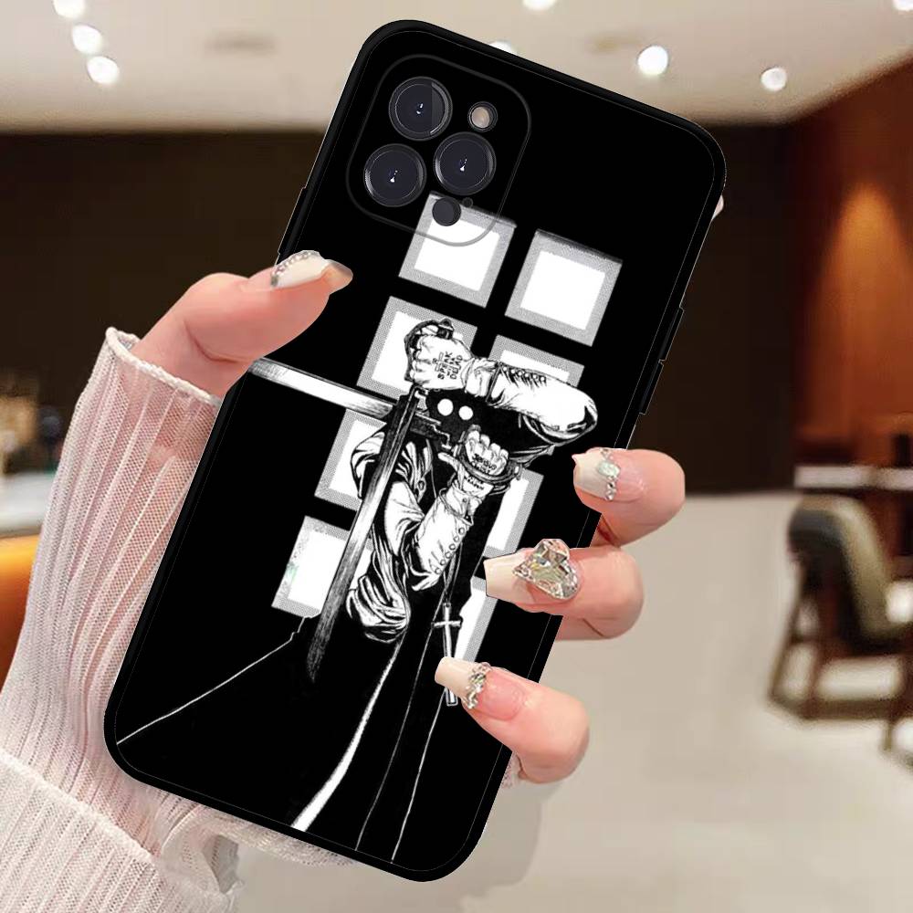 Horror Anime Hellsing Phone Case For IPhone 14 Plus 13 Mini 11 16 15 17 Pro Max Protection Shockproof