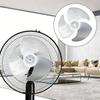 D hole PVC Fan Blade for Turbo Floor Fan 3-Blade Air Circulation Upgrade Compatible with Standard Turbine Fans