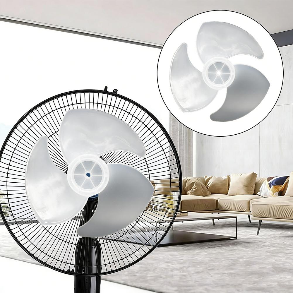 D hole PVC Fan Blade for Turbo Floor Fan 3-Blade Air Circulation Upgrade Compatible with Standard Turbine Fans