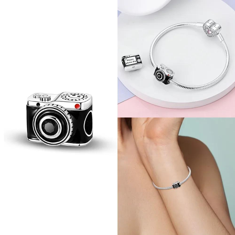 Funny Playable Smart Watch Tarot Bike Travel Dangle Original 100% Copper Charms Beads Fit Bangle Bracelet Diy Jewelry