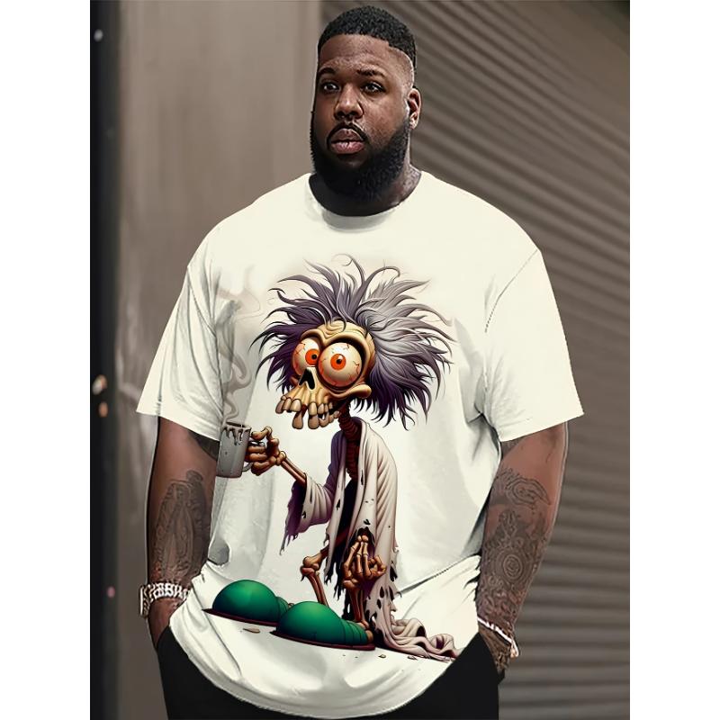 AI Cat Pattern Funny T-shirt Men's Clothing Fashion Animal Cosplay Animal T Shirts Daily Casual Sports Kid Street Popular Tees