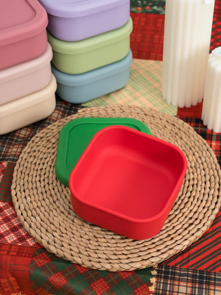 Color Kids 1 Stück Baby-Fütterungsnapf Lunchbox Bento Auslaufsicher Mikrowellengeeignet Lebensmittelbehälter Kinder Schulgeschirr Weihnachtsgeschenk