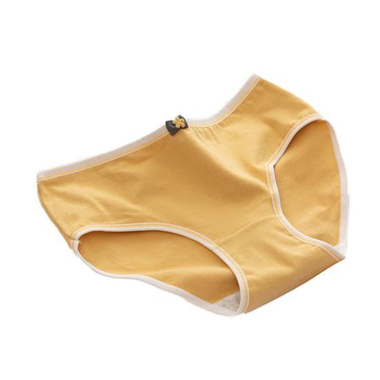 

Женское нижнее белье с бесшовным бантом, легкие однотонные эластичные трусики со средней талией M