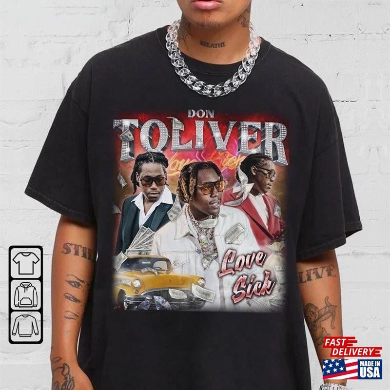 

Don Toliver Rap Shirt Hiphop Rapper Gift Unisex T-Shirt All Size Unisex T-Shirt XXL