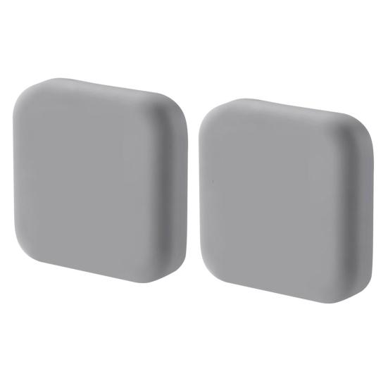 

2Pcs Square Door Stopper Wall Protector Adhesive Door Knob Stopper Anti-collision Pad Shock Absorbent Door Handle Bumper Guard for Home Office