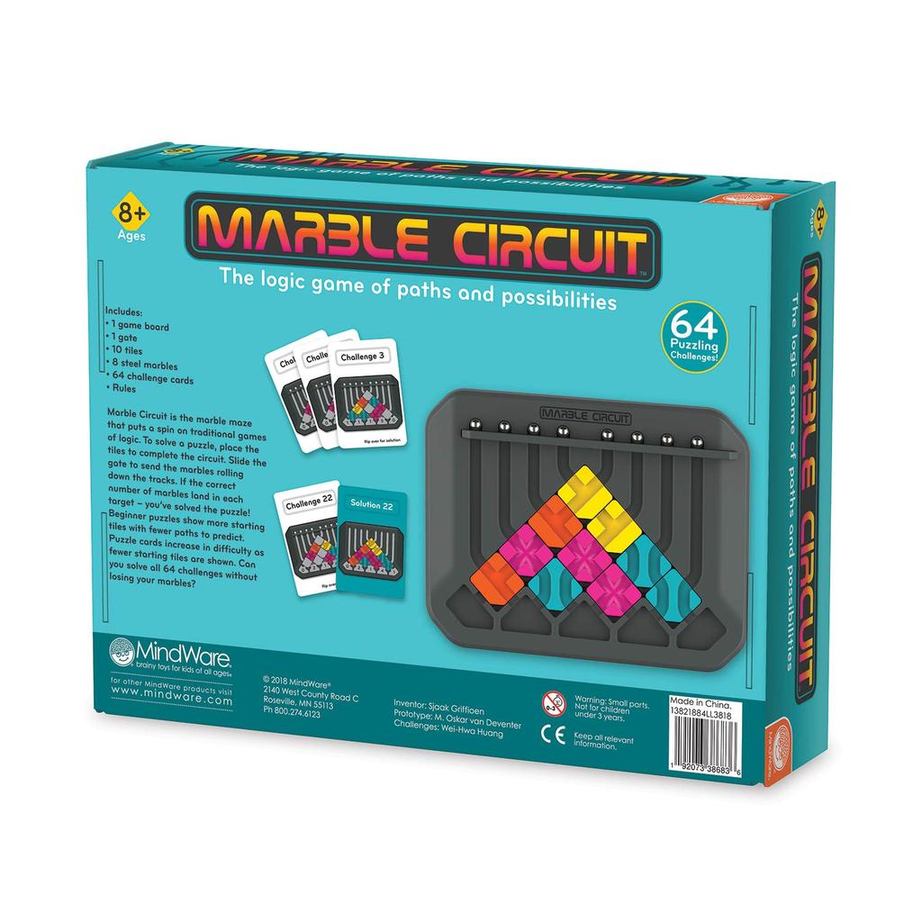 Mindware Brain Training Puzzle Game Marble Circuit 13821884 Authentic