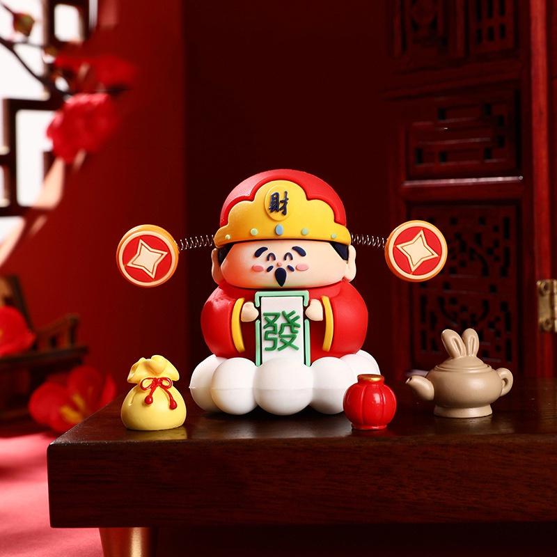 Šťastný Bůh Bohatství Dekorativní Figurka Kancelářská Ozdoba Pro Štěstí Na Stůl Dekorace Stolní Desky Dárek