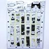 18pcs/set Colorful Cats Kawaii Flowers Magnetic Bookmarks Stars Cartoon Animal Sakura Daily Magnet Book Mark For Children Kids