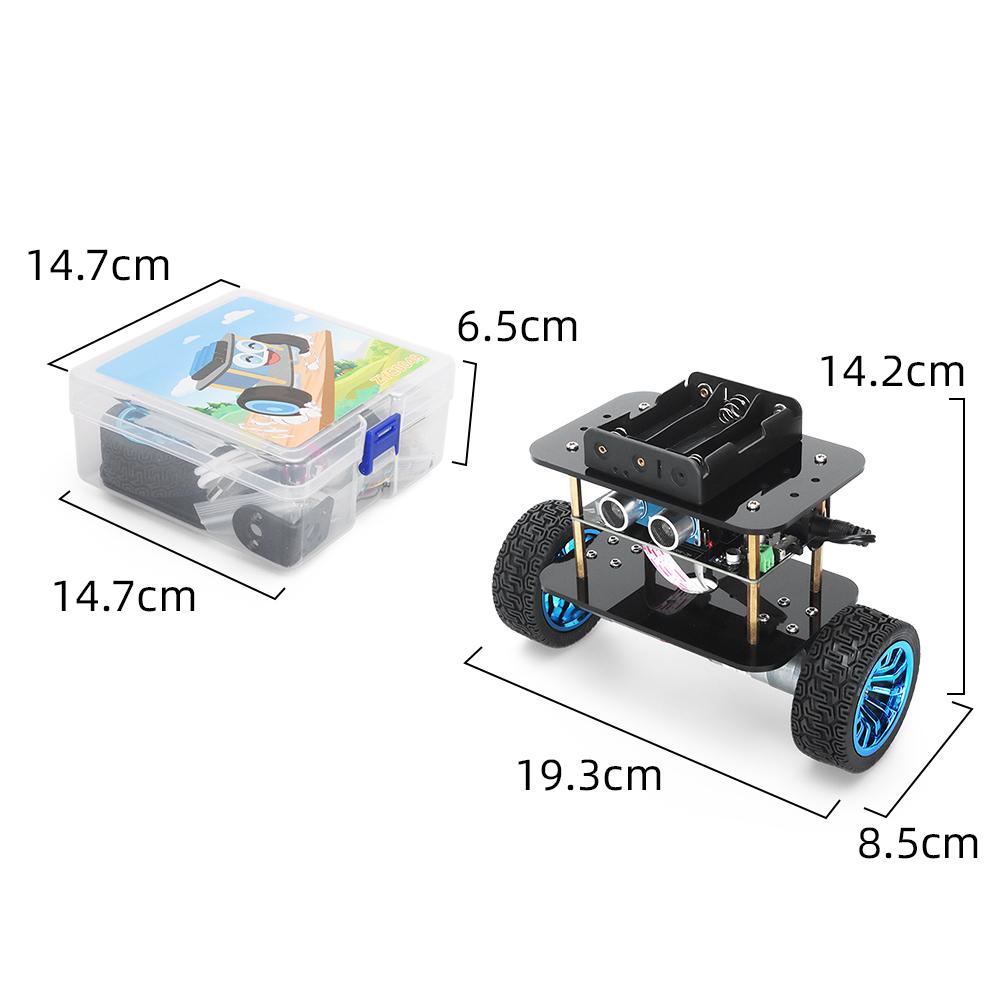 Tscinbuny Ultrasonic Obstacle Avoidance APP Remote Control Self-Balancing Upright Smart Balance Robot Programmer Kit Development