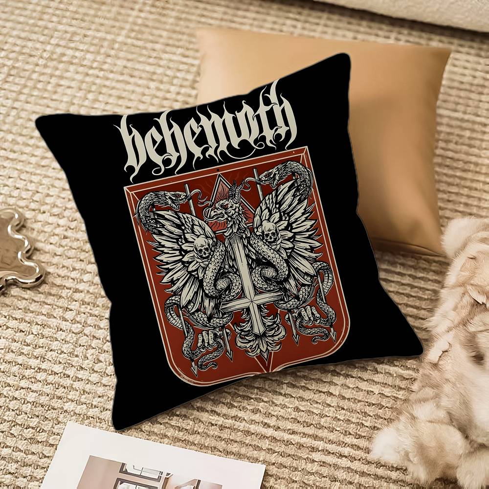 B-behe-moth-es Pillow Case Anti-dustmite Invisible Zipper Sofa Bed