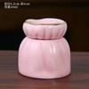 Compact Ceramic Storage Jar Powder Bottle Small Tea Caddy Rouge Jar Balm Sealed Jar Ointment Jar Storage Jars Home Storage Products