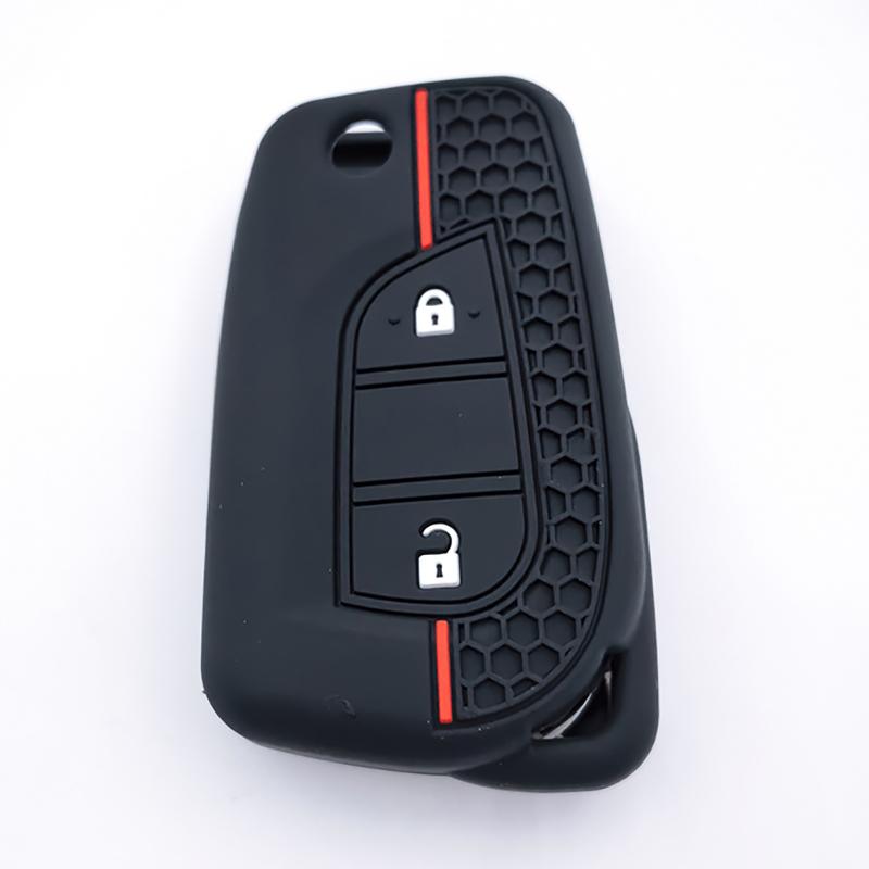 Silicone Car Remote Cover Protector Key Case For Toyota Corolla Auris Reiz Avensis Verso Yaris Aygo Rav4 Scion Tc Im Rubber