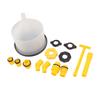 Filling Kit, 15 Pcs Universal Radiator Filling Funnel Kit, Professional Anti-Spill Reinforced Design