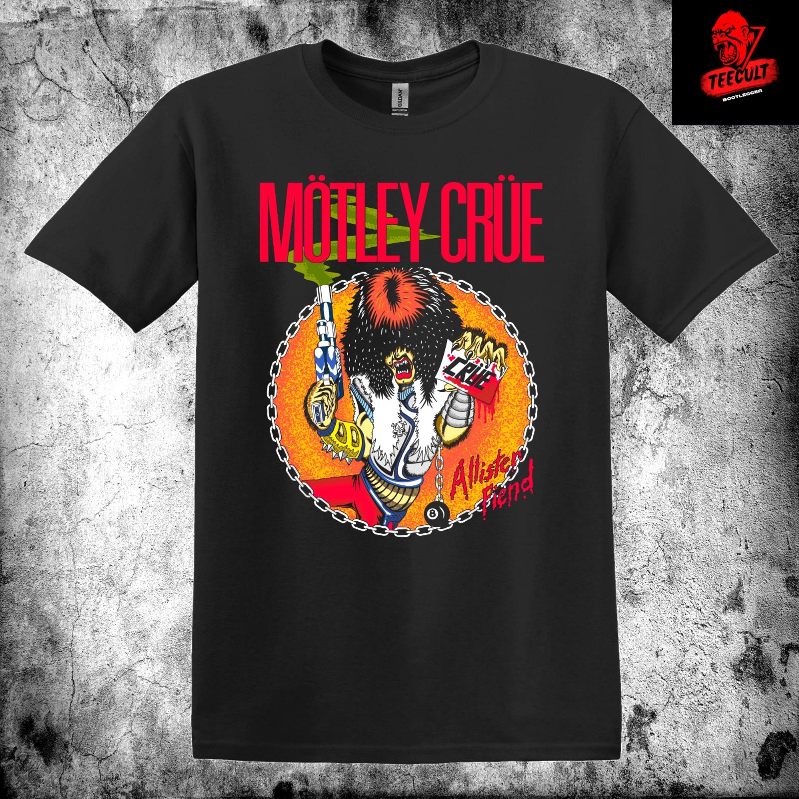 Men s and Women s T-shirts Motley Crue Allister Fiend Metal Rock Unisex Cotton Premium XXXXL
