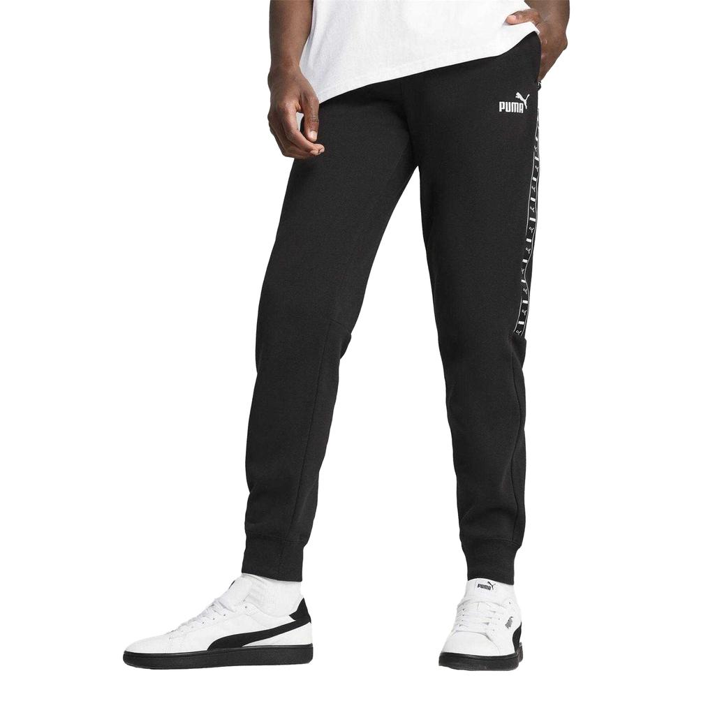 Puma Mens Fleece Ribbed Cuff Joggers