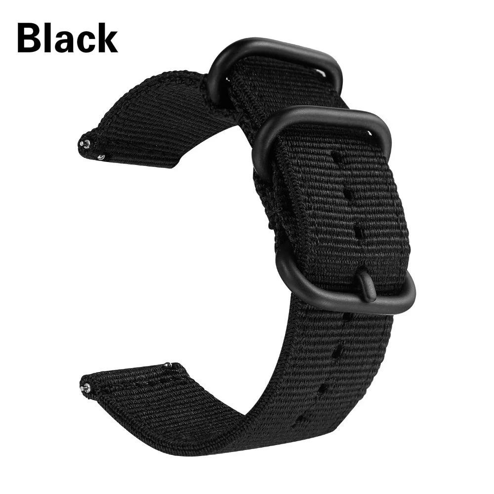 20mm Horlogeband 22mm Universele Horlogeband Sport Nylon Canvas Geweven Riem Verstelbare Band Outdoor Gereedschap Kampeeruitrusting
