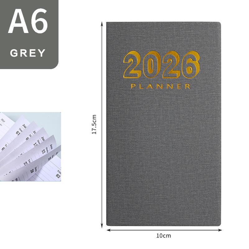 2026 Cross-border English Daily Planner: 365-Day Pocket Notebook & Time Management Handbook