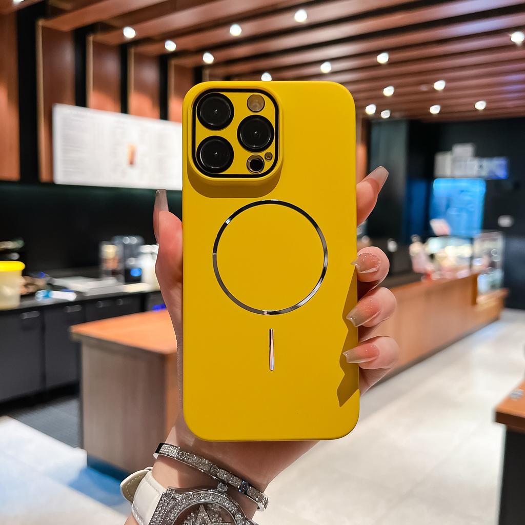 Dopamine Applicable IPhone 17 Magnetic Phone Case Apple 16 ProMax Comes with Lens Film Anti Fall Protection Case