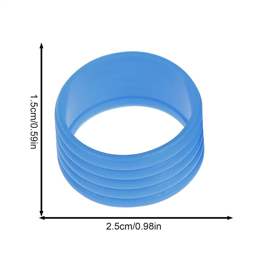 Silicone Tennis Racket Grip Ring Handle Closure Rubber Sweat-absorbing Band Fixed Stretchable Handle Tennis Accessories