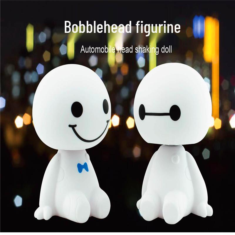 Baymax New Year Car Bobblehead Ornament