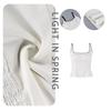 Spring And Summer New Stylish Top For Women, Basic Solid Color Slim-Fit Camisole Girls Sling Tops