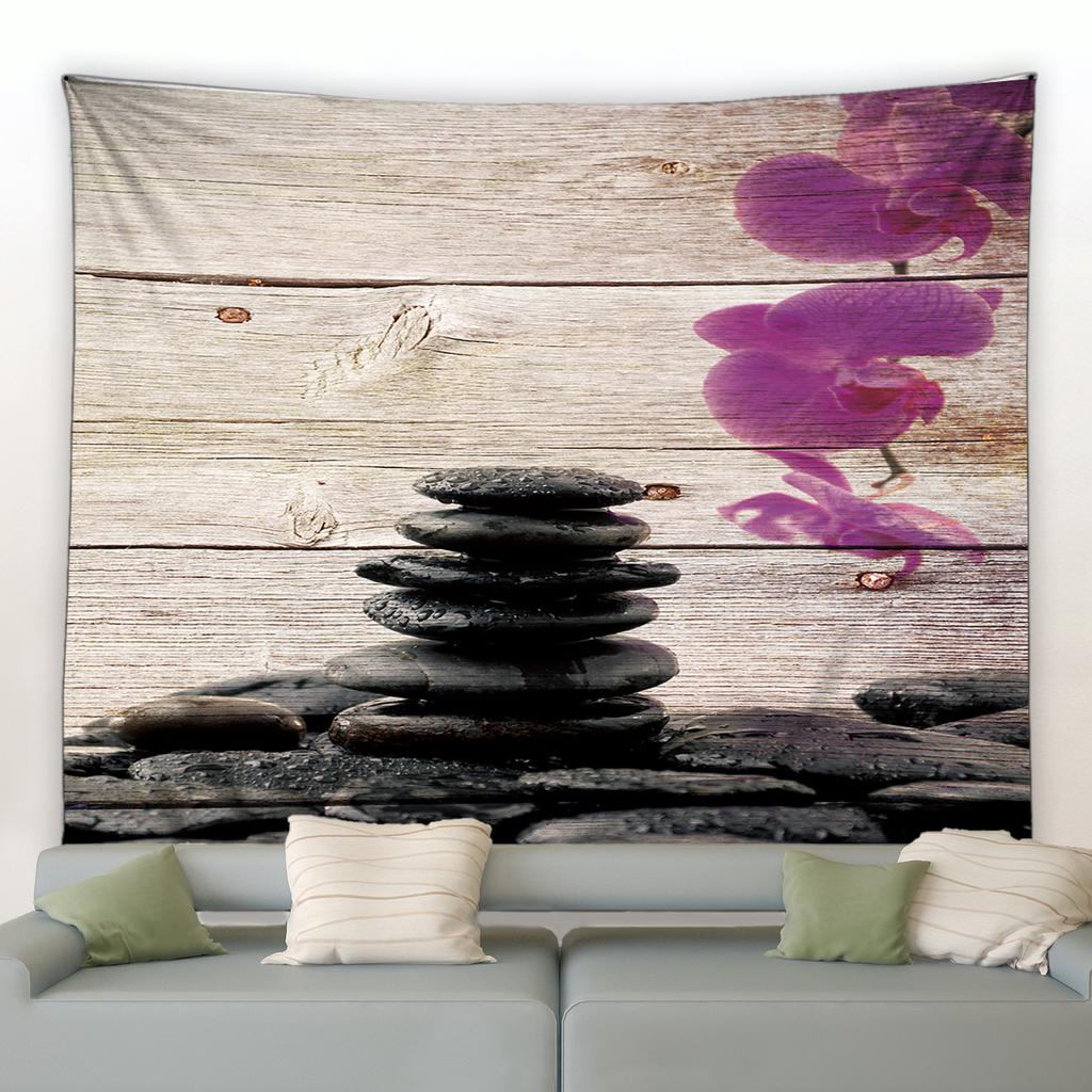 Flower Garden Landscape Tapestry Home Background Wall Cloth Garden Poster Exterior Wall Hanging Bedroom Room Decoration