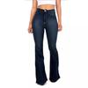Women's Summer High-waisted Micro-large Jeans Spring and Autumn Wide-legged Thin Long Flared Trousers