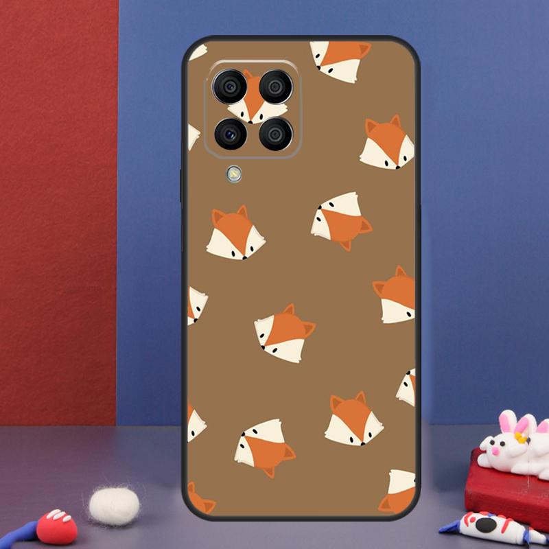 Cartoon Foxes Animal Case For Samsung Galaxy M16 M06 M36 M56 M15 M11 M31 M21 M53 M13 M32 M52 M35 M55 M14 M34 M54