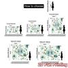 2D FLAT PRINTING 2pcs Curtains (Without Rod) Floral Elegance Design (7) Saint Patrick is Day Festival Chic Print Curtains