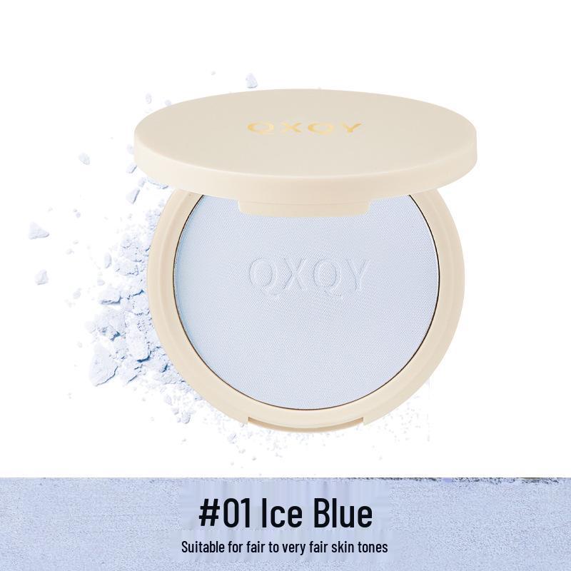 QXQY Sheer Matte Setting Powder: Natural, Fine Texture, Long-Lasting, Student-Friendly, Large Capacity.