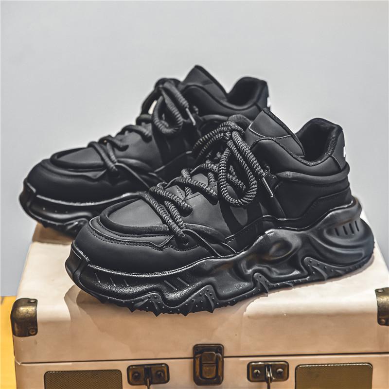 

Модная мужская повседневная обувь Противоскользящая Трендовая Универсальная Обувь для улицы Износостойкая Мужская обувь для хайкинга для мужчин Tenis Casual Кроссовки 44 чёрный