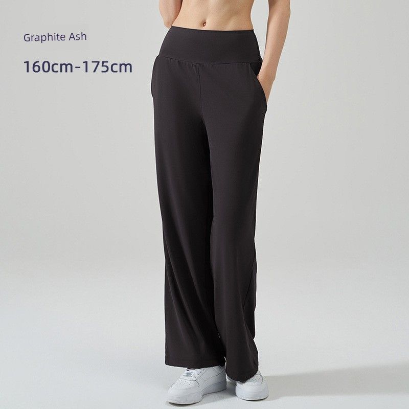 Loose Straight Sweat pants Drape Slimming High Waist Running Training Summer Breathable Fairy Draping Effect Yoga Pants Thin