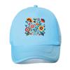 Colorful Floral Folk Art Home Decor  Mesh Baseball Cap Hip Hop