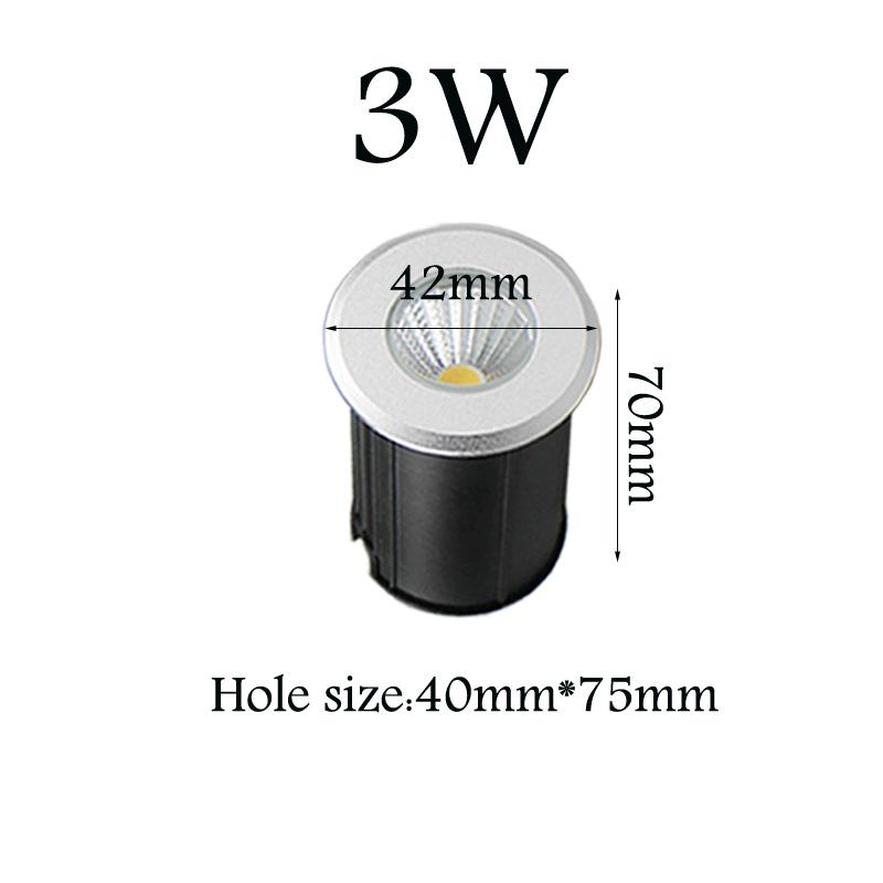

Outdoor Buried Garden Path Spot 3W 5W 10W 15W 18W Inground Lighting AC110V220V DC12V IP67 Waterproof LED Garden Undergroun Lamp Warm White AC85-265V