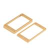 NEW Set of Neck & Bridge Flat Guitar Pickup Frame Humbucker Pickup Mounting Rings For Electric Guitar