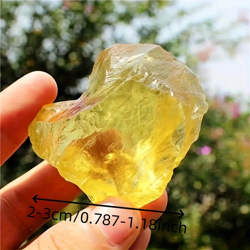 Natural Brazilian Yellow Citrine Raw Stone - Large Particle Crystal Carving Material 2-3 cm, 100 g цитриновый