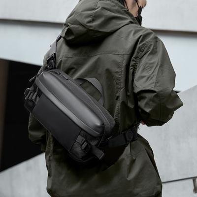 Men's Crossbody Bag, Versatile, Large-capacity, Multi-functional, Casual Chest Bag, Waist Bag, Lightweight, Sports, Cycling, One Shoulder