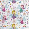 Royal Velvet Fabric Polyester For Sewing - Fairy Motif