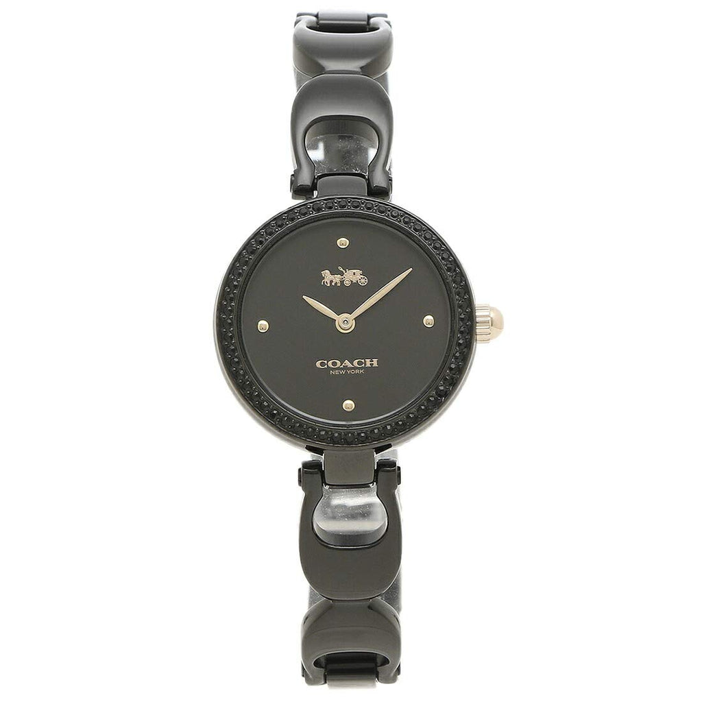 

Coach Park Black Dial Black Steel Strap Watch for Women - 14503564 чорний