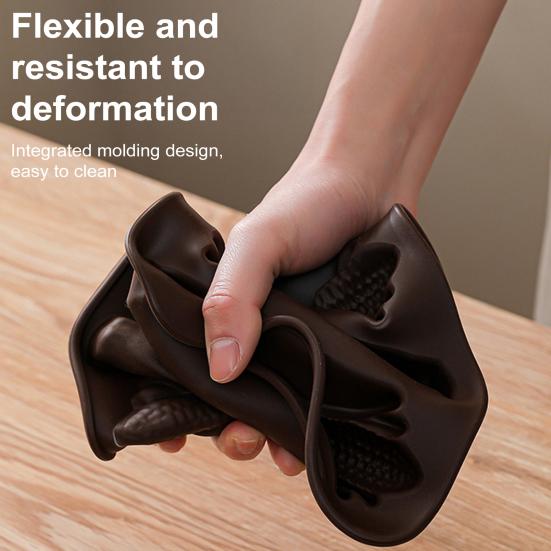 Silicone Corn Stick Bread Pan for Baking Non-Stick Nut Leaf Shape Dessert