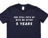 5th Anniversary T-Shirt: Funny Husband Gift