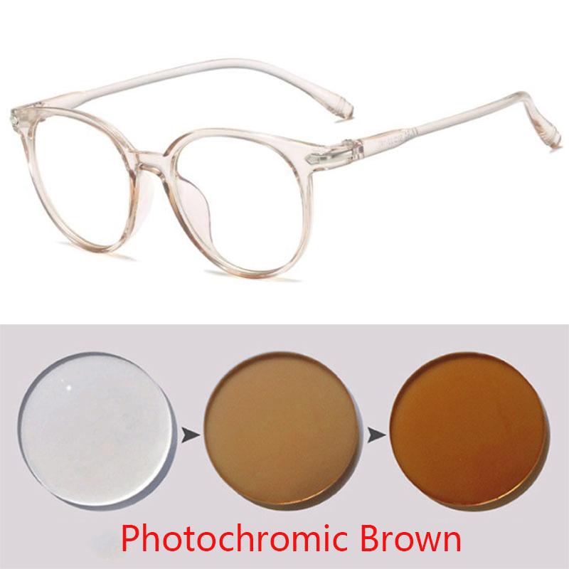 Fashion Transparent Eyeglasses Optical Frames For Women Cat Eye Eyeglasses Eyewear Men Oculos 0 -0.5 -1.0 -1.5 -2.0 To -6.0