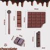 Kit 5pz Set Cancelleria Creativo Estetico Cioccolato, Temperamatite Taccuino Gomma Materiale Scolastico