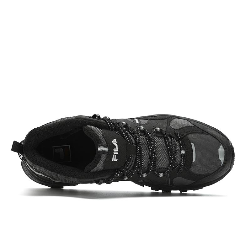 New FILA Trek 1S Low Top Casual Shoes Men's Black Gray F12M442117FBF