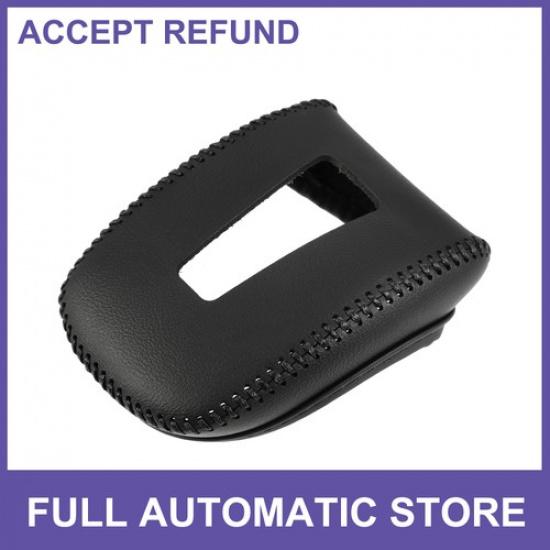 Car Gear Shifting Knob Cover for Mitsubishi Outlander Faux Leather Black 1 pc