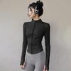 Women's Slim-Fit Quick-Dry Yoga Jacket - 20 Colors, Long Sleeve, Sunscreen, Outdoor Running Fitness Wear