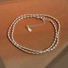 925 Silver Simple Oval Chain Necklace